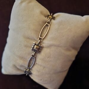 Elegant Two-Toned Brighton Bracelet